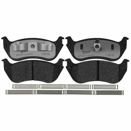 R/M BRAKES BRAKE PADS OEM OE Replacement Hybrid Technology Includes Mounting Hardware EHT881H